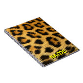 cheetah-afdruknotebook notitieboek (Rechterzijde)