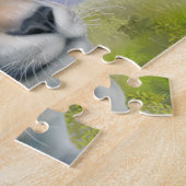 Cheetah africain sauvage sur Savannah Puzzle (Côté)