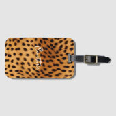 Cheetah Animal Fur Bagagelabel (Voorkant (horizontaal))