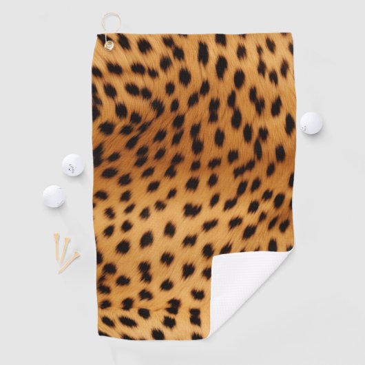 Cheetah Animal Fur Golfhanddoek (Insitu)