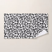 Cheetah Animal Print in zwart-wit Bad Handdoek (Handdoek)
