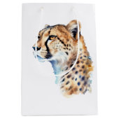 Cheetah Animal Print Medium Cadeauzakje (Voorkant)