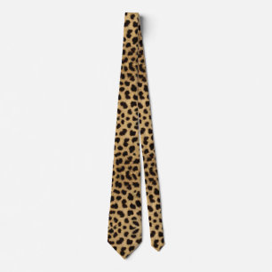 Cheetah Animal Print Patroon Stropdas
