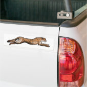 Cheetah Art Bumpersticker (Op Truck)