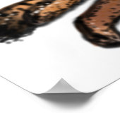 Cheetah Art Poster (Hoek)