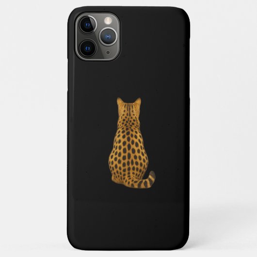 Cheetah Back coque iphone - Desi Wildcat Minimalis (Dos)