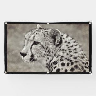 CHEETAH Banner MET GROMMETS