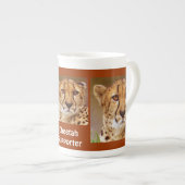 Cheetah Big Chat Face Jumbo Soupe ou café Mug (Devant droit)