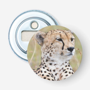 Cheetah Button Flesopener
