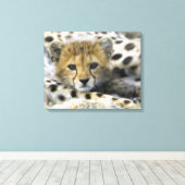 Cheetah Canvas Afdruk (Insitu (Houten vloer))