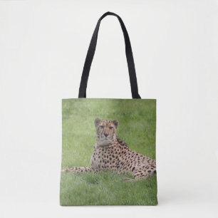 Cheetah Canvas tas