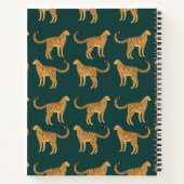 Cheetah, Carnet Spiral léopard vert (Dos)
