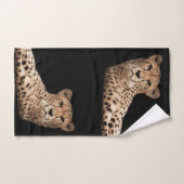 Cheetah Cat Bathroom Towel Set Bad Handdoek (Handdoek)