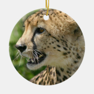 Cheetah Cat Ornament