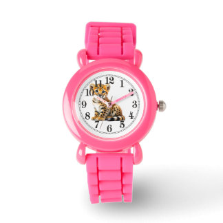 Cheetah Cub Horloge