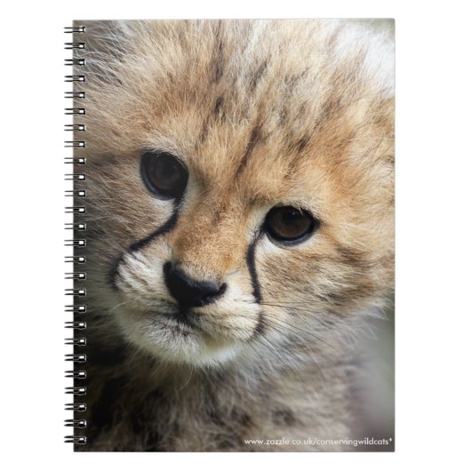 Cheetah cub notitieboek (Voorkant)