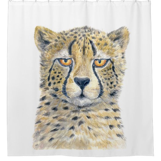 Cheetah Douchegordijn (Voorkant)