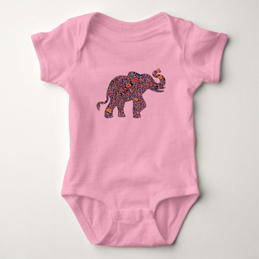 Cheetah Elephant Romper (Voorkant)