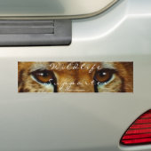 CHEETAH EYES PARTICIPANT À LA Faune BUMPER STICKER (En voiture)