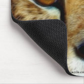 CHEETAH FACE Mousemat Muismat (Hoek)