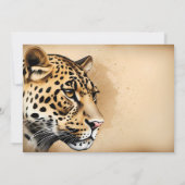 Cheetah Flat Carte de remerciements (Dos)