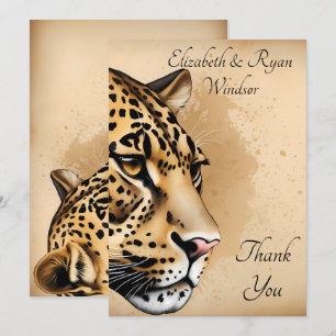 Cheetah Flat Dank je wel kaart