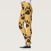 Cheetah Footprint Leggings – “Run Wild in Style” (Gauche)
