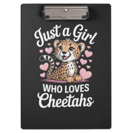 Cheetah Funny Quote Klembord