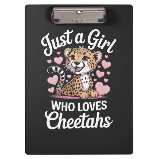 Cheetah Funny Quote  Klembord (Voorkant)