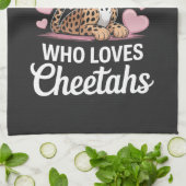 Cheetah Funny Quote Theedoek (Gevouwen)
