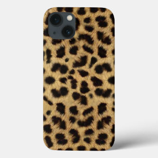 CHEETAH FUR FOTO AFGEDRUKT iPhone 13 HOESJE