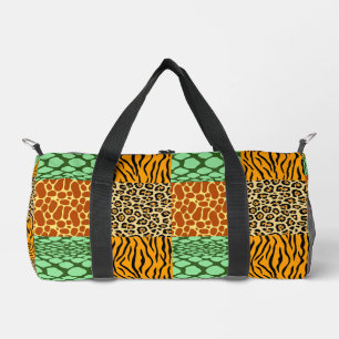 Cheetah, Giraffe, Tijger en Snake Plunjezak