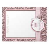 Cheetah Girl Business Notitieblok (Voorkant)