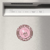Cheetah Girl Magnet rose B (In Situ (Lave-vaisselle))