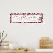 Cheetah Girl Party Banner Poster (Keuken)