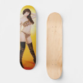 Cheetah Girl Skateboard (Voorkant)