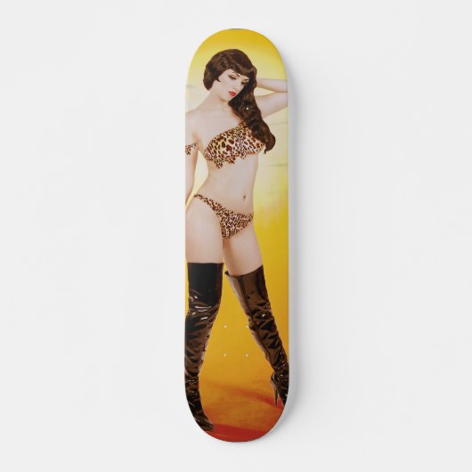 Cheetah Girl Skateboard (Voorkant)