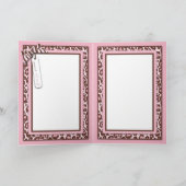 Cheetah Girl Verjaardag Kaart (Binnen)