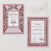 Cheetah Girl Visitekaartje (Voorkant / Achterkant)