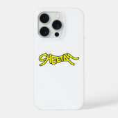 Cheetah Graffiti Style Typography Bold Yellow (Verso)