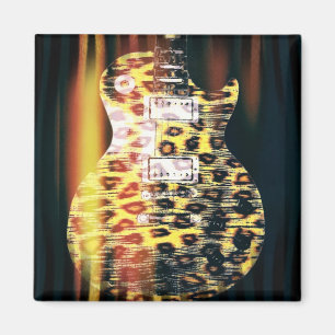 Cheetah Guitar Magnet Magneet