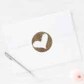 Cheetah Heart Sticker (Envelop)