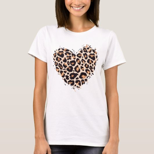 Cheetah Heart T-shirt (Voorkant)