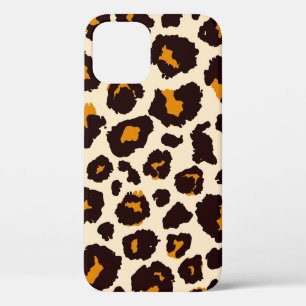 Cheetah huid, dierlijke print textuur. iPhone 12 hoesje