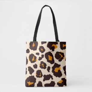 Cheetah huid, dierlijke print textuur. draagtas