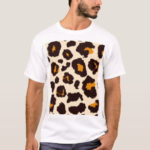 Cheetah huid, dierlijke print textuur. t-shirt
