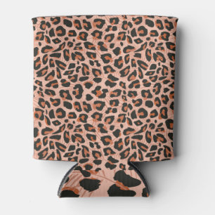 Cheetah huid, levendig naadloos patroon. blikjeskoeler
