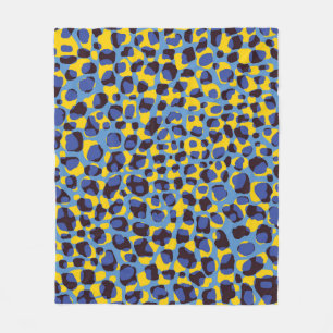 Cheetah huidtextuur, naadloze dierenprint. fleece deken