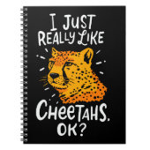 CHEETAH: Ik hou echt van Cheetahs Notitieboek (Voorkant)
