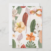 Cheetah Imprimer Baby shower Invitation Safari Bab (Dos)